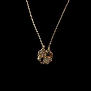 Elegant Gold Clover Necklace #52